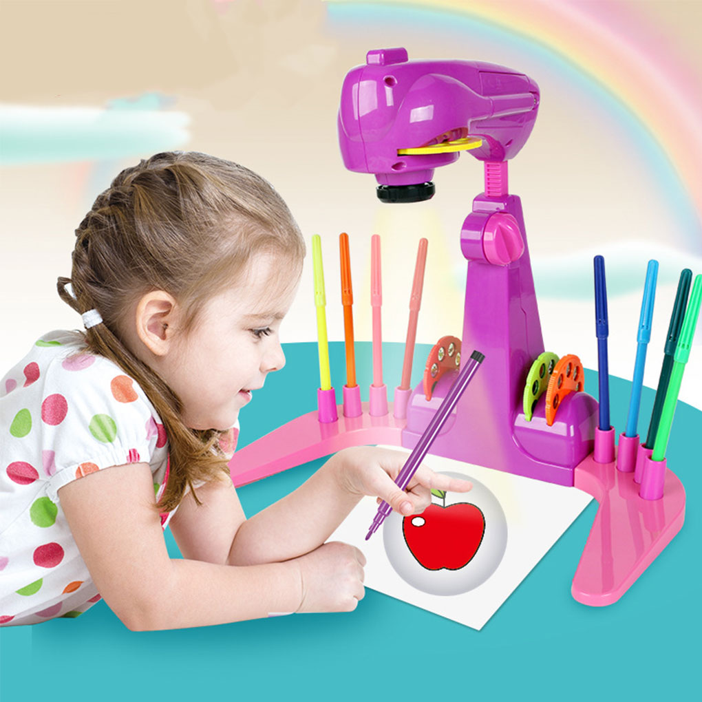 Drawing Projector Kids - 교육용 어린이 그림 테이블 프로젝터 포함
