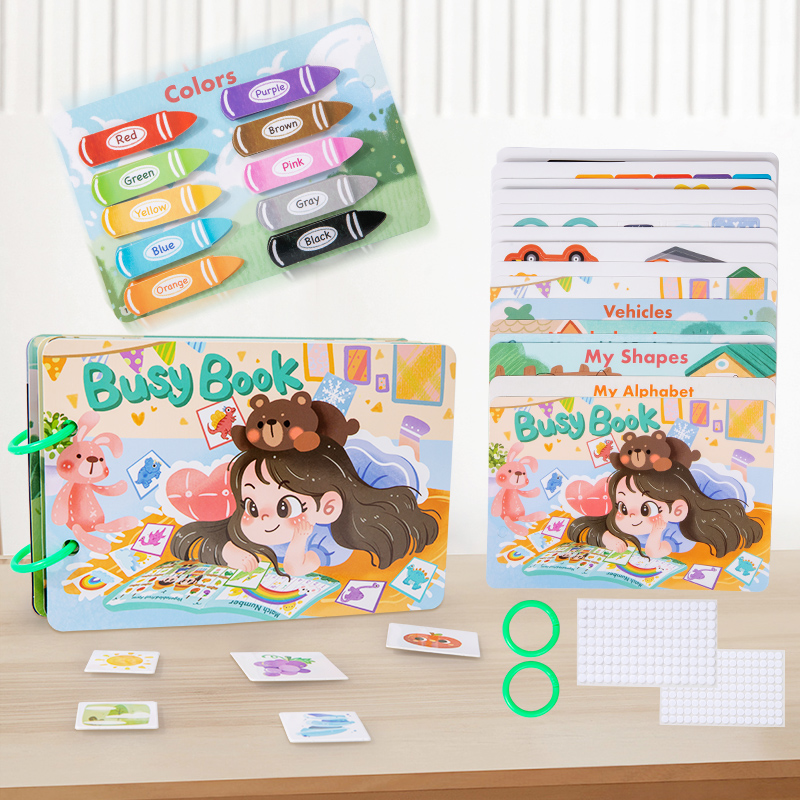 Kids First Education - 몬테소리 어린이 바쁜 책 나의 첫