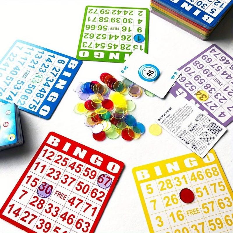 Kids Education Group - 50/100Pcs 반복되지 않는 빙고 카드 교육용