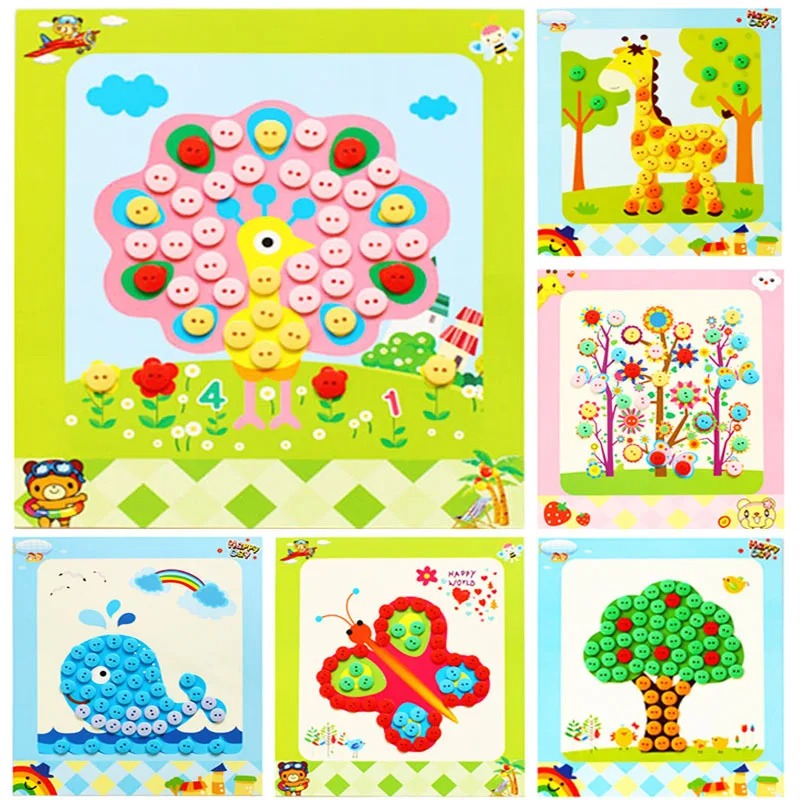 Kids Education Drawing - 5 개/대 어린이 DIY 버튼 스티커