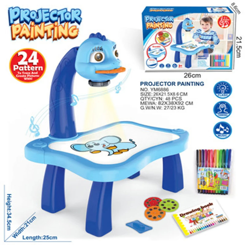 Drawing Projector Kids - 아기 프로젝션 드로잉 보드 어린이 조기
