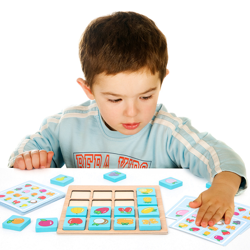 몬테소리 나무 소재 즉석 사진 메모리 체스 퍼즐 게임  - Kids Early Education Photos 리뷰 및 가격
