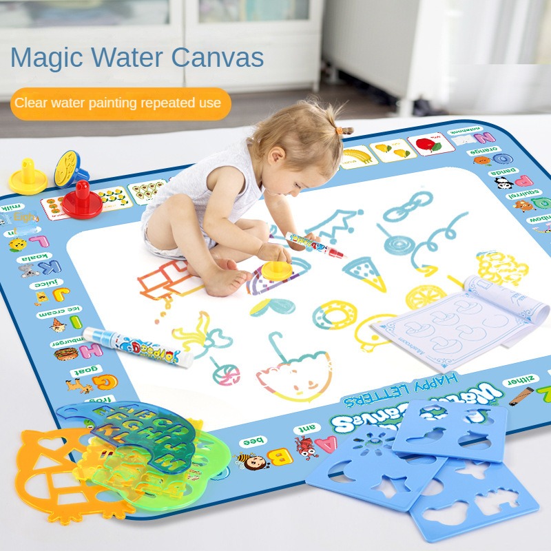 매직 워터 드로잉 매트 재사용 가능한 낙서 그림 보드  - Drawing Projector Kids 리뷰 및 가격