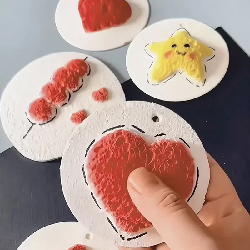 10개 3D 마법 퍼피 폼 텍스처 페인팅 용지 어린이  - Kids Education Drawing 리뷰 및 가격