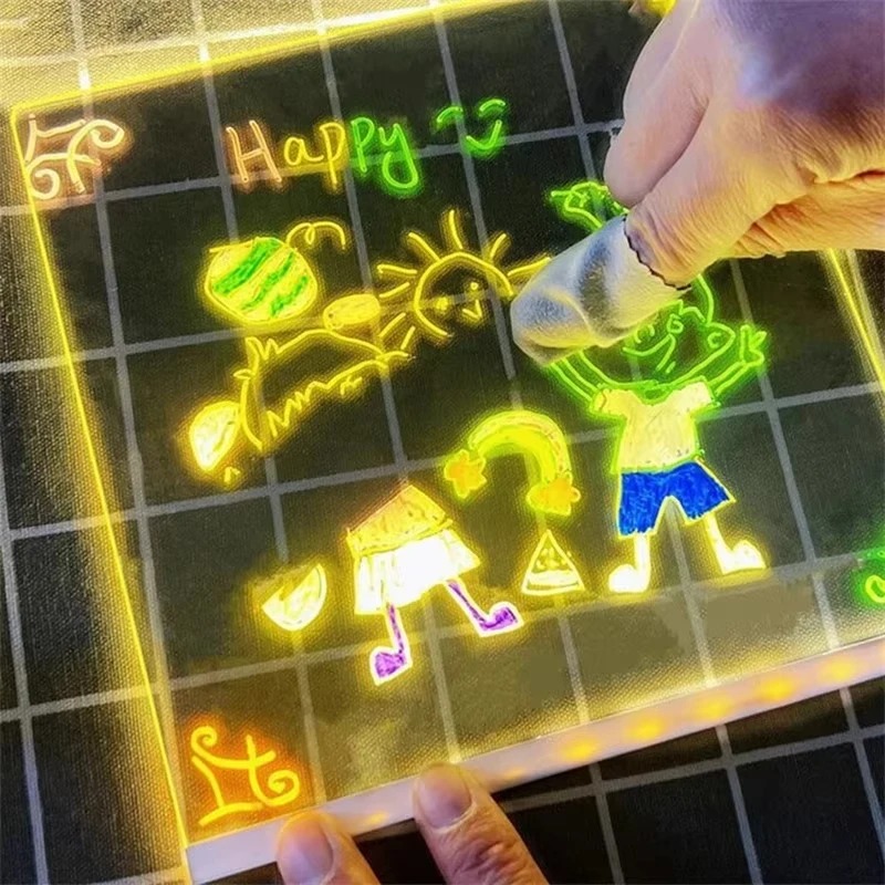 매직 글로우 키즈 드로잉 보드: 재사용 가능한 LCD  - Kids Education Drawing 리뷰 및 가격
