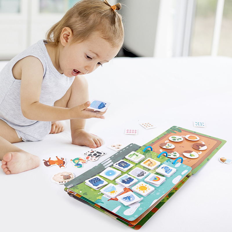 몬테소리 내 첫 바쁜 책 붙여 넣기 조용한 책 어린이  - Kids First Education 리뷰 및 가격