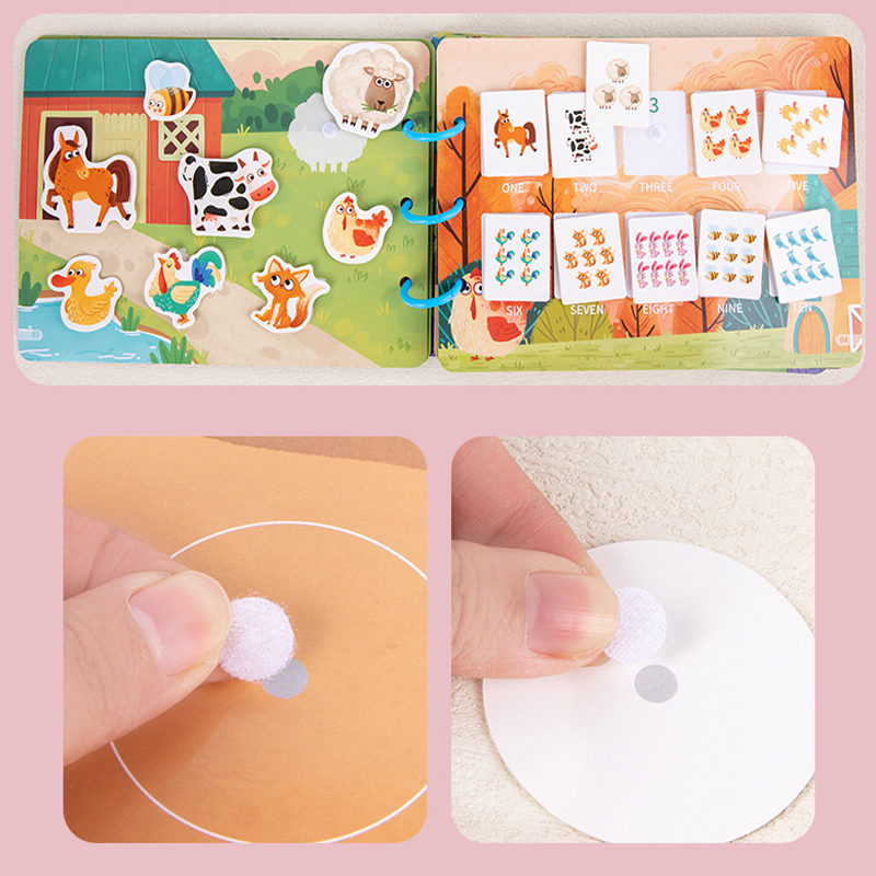 몬테소리 내 첫 바쁜 책 붙여 넣기 조용한 책 어린이  - Kids First Education 리뷰 및 가격