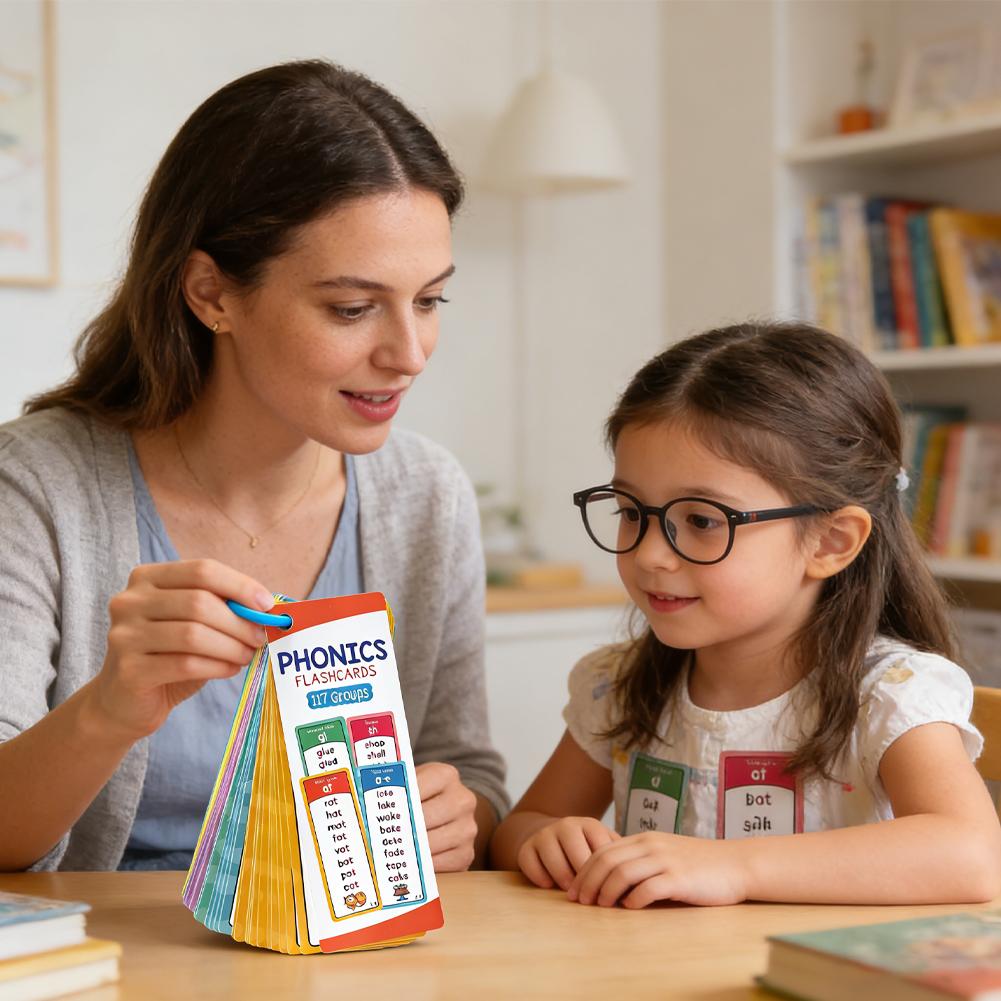 파닉스 플래시카드 세트, 60개 117단어 그룹 영어  - Kids Education Group 리뷰 및 가격