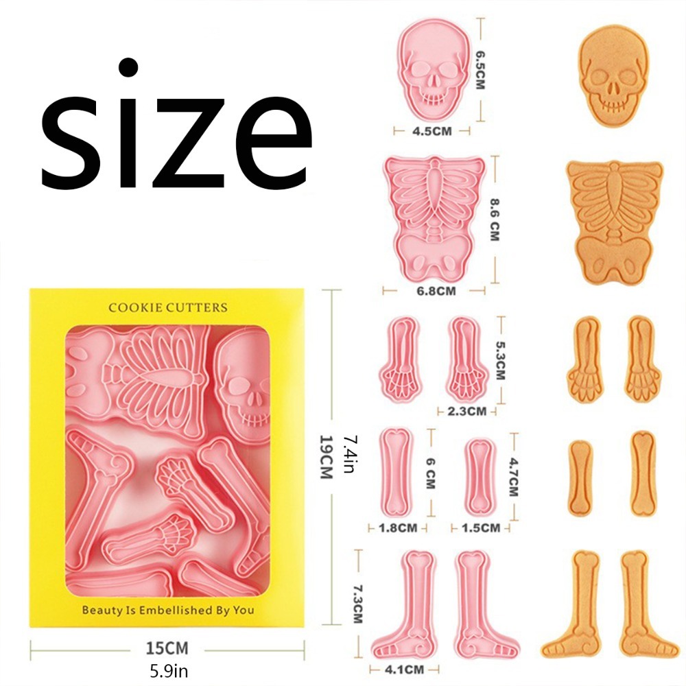 할로윈 퍼즐 퐁당 비스킷 몰드 인체 해골 모양 통합형  - Human Body Puzzle 리뷰 및 가격
