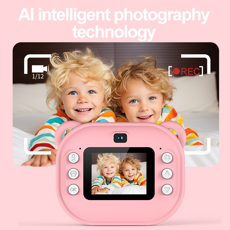 어린이용 열화상 인쇄 카메라 장난감, 무선 블루투스,  - Kids Early Education Photos 리뷰 및 가격