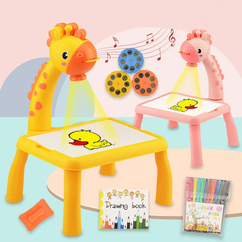 아기 프로젝션 드로잉 보드 어린이 조기 교육 미술 드로 - Drawing Projector Kids 리뷰 및 가격