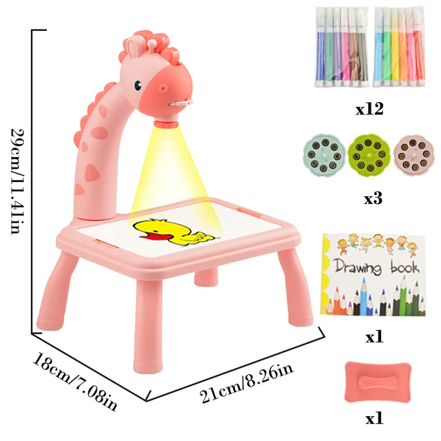 아기 프로젝션 드로잉 보드 어린이 조기 교육 미술 드로 - Drawing Projector Kids 리뷰 및 가격